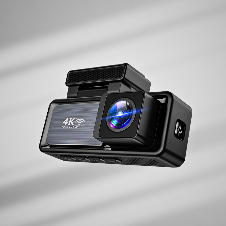 Aurora Optic : 4K/1080P Full HD Front & Rear Dash Camera, Touch Screen, Wi-Fi App Connection, GPS, 24H Parking, WDR